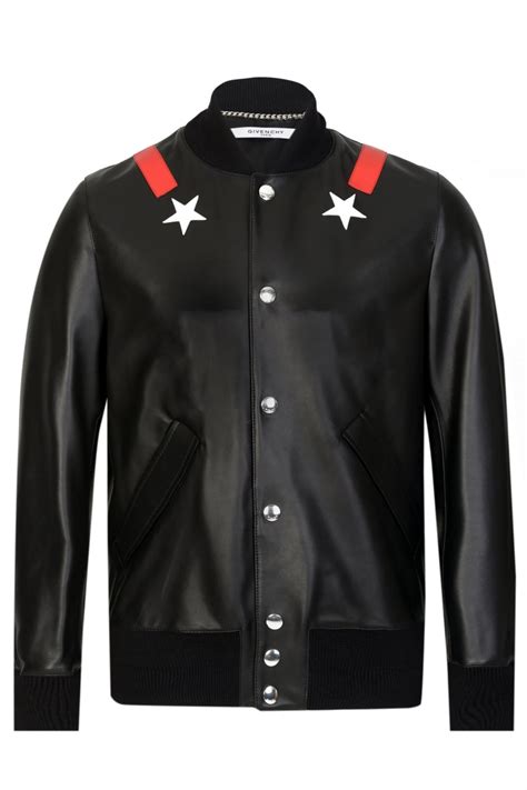 Givenchy leather bomber jacket